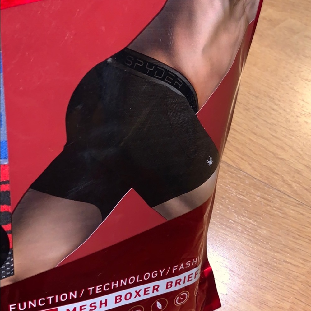 Spyder Performance Mesh Mens Boxer Briefs 3 Pack - Picture 5 of 10